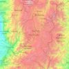 Mapa topográfico Chimborazo, altitud, relieve