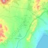 Mapa topográfico Pulpí, altitud, relieve