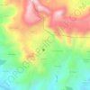 Mapa topográfico Llacao, altitud, relieve